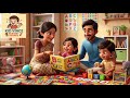 Happy Family Khush Parivaar 👨👩👧👦 Hindi and English Nursery Rhymes Family Songs for Kids
