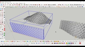 SketchUp Tutorial : Interactive Design by Bezier Surface and Flowify