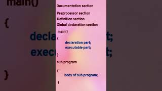 C Language Structure Explained | Part 1 | Basics of C Programming #computerbasics