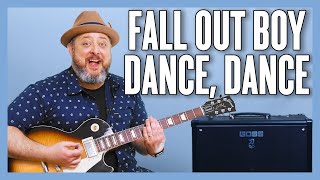 Fall Out Boy Dance, Dance Guitar Lesson + Tutorial