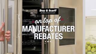 Bray Beats Big: Save More on GE, Café & Monogram Appliances