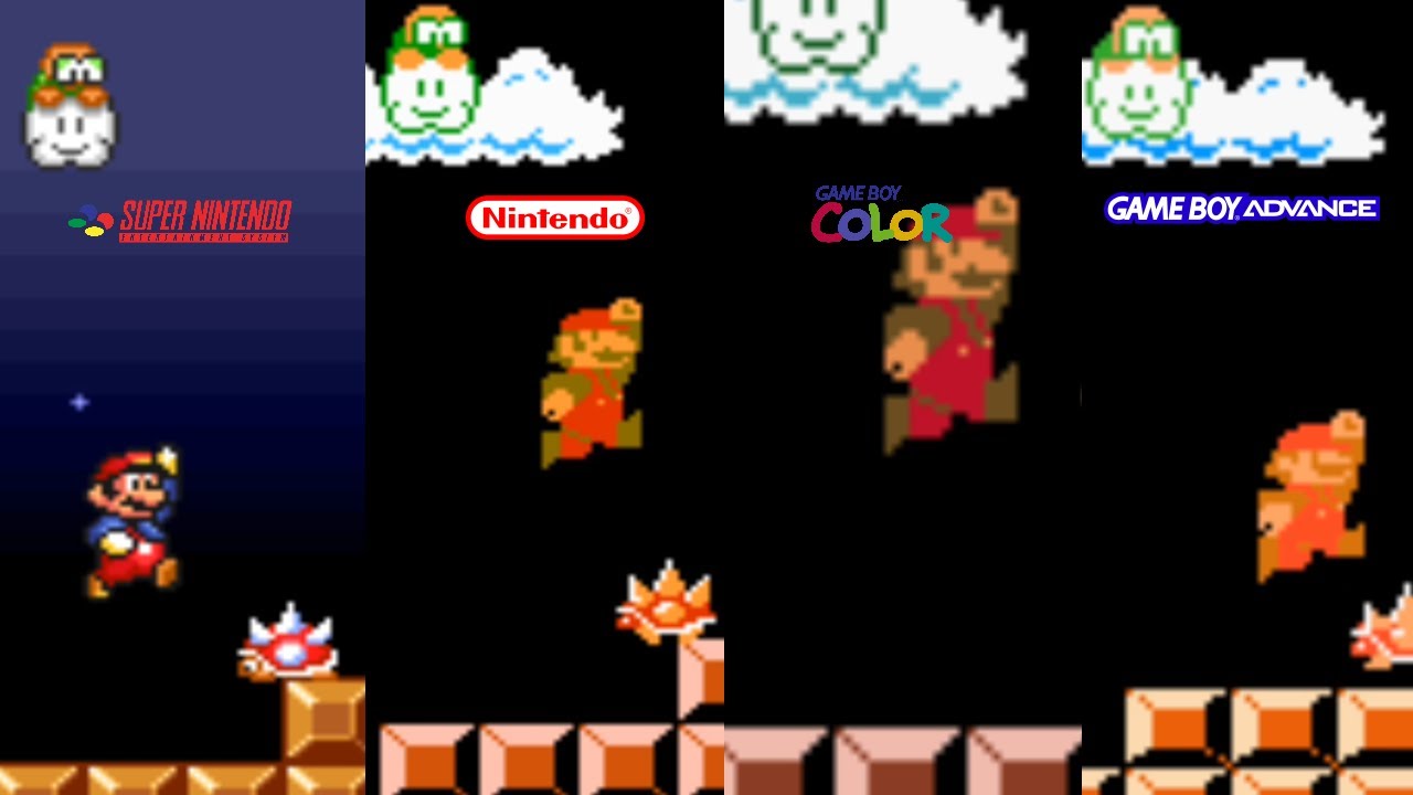 Super Mario Bros. SNES VS NES VS GBC VS GBA | Мир 6