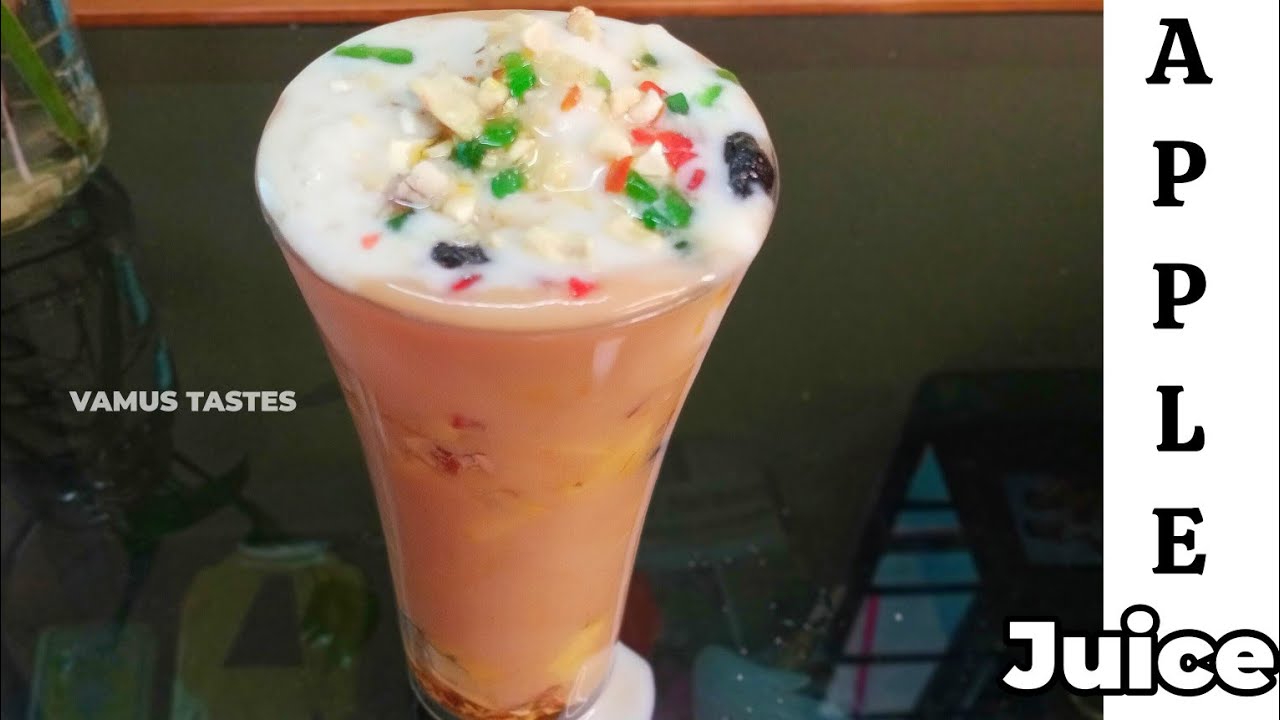 ഒരു ആപ്പിൾ കൊണ്ട് ഒരു അടിപൊളി ജ്യൂസ്👌Apple juice recipeMalayalam