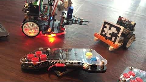 Machine Learning Makecode Video #3, Apriltags and 2 controllers