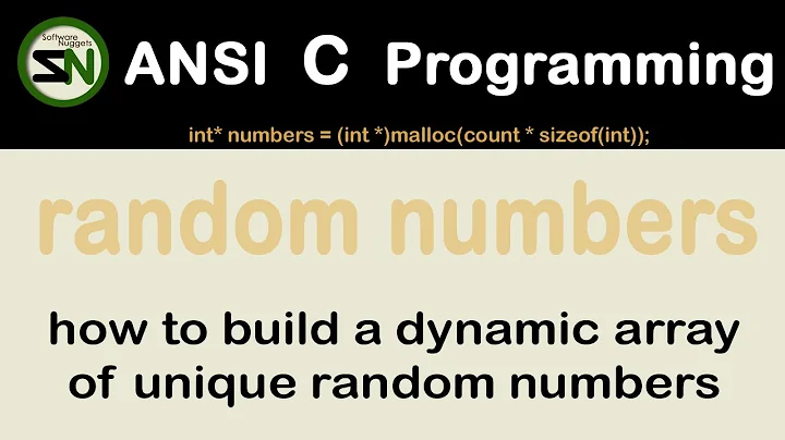 Generate Unique Random Numbers in C Programming