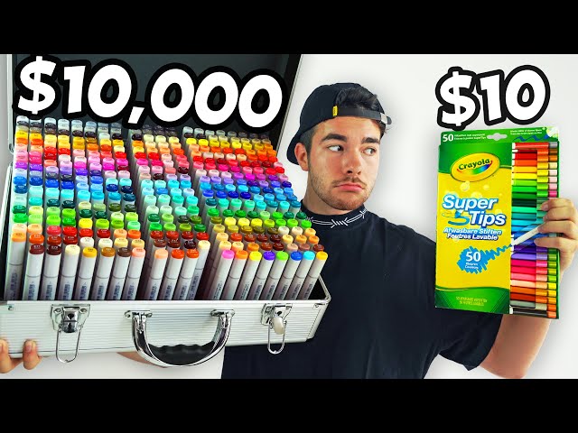 I Bought The World's Most Expensive Markers 👏👏 [MARKER REVIEW #7] 