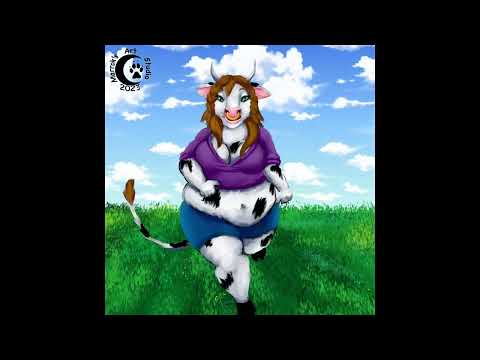 Fat Cow Running Animation