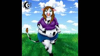 Fat Cow Running Animation