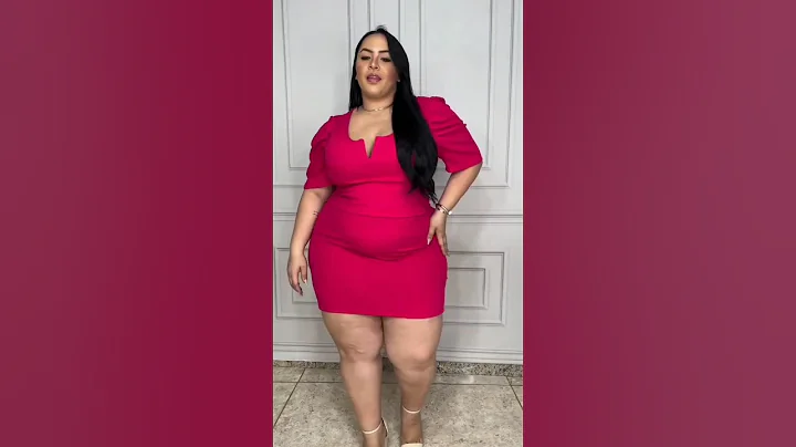 Shein curve haul, plus size dresses #curvy #model