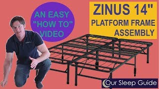 Zinus Shawn 14 Inch Smartbase Mattress Foundation Assmebly And How To Put Together