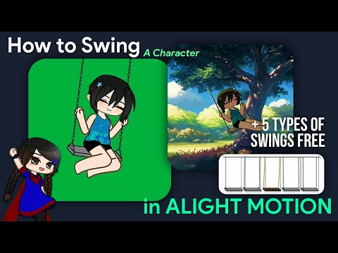Character Swinging Animation Tutorial in Alight Motion | Gacha Stu-Club |
