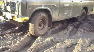 1971 International Travelall In Mud