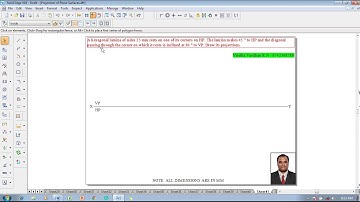 Example 41 on Projection of Plane Surfaces