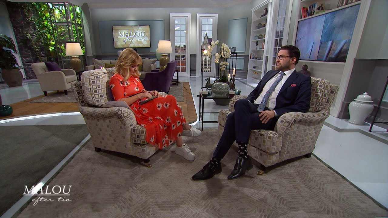 Jimmie Åkesson menar att Greta Thunbergs arbete drivs av reklambyrå - Malou Efter tio (TV4)