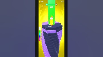 Drop Stack Ball Game Level 79 - short video - More Gaming