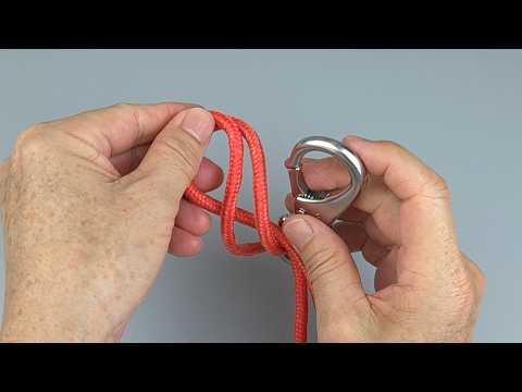 How to Tie a Bulletproof Figure 8 Loop on a Swivel Snap Hook! Never Fails