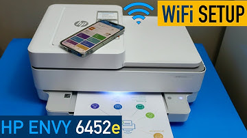 HP Envy 6452e WiFi Setup, Connect To Home Wireless Network For Scanning & Printing.