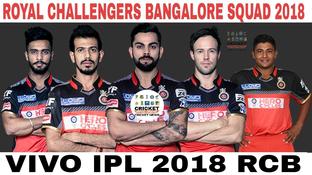 IPL 2018 ROYAL CHALLENGERS BANGALORE TEAM SQUAD | RCB CONFIRM SQUAD 2018 | COU | RCB TEAM SQUAD 2018