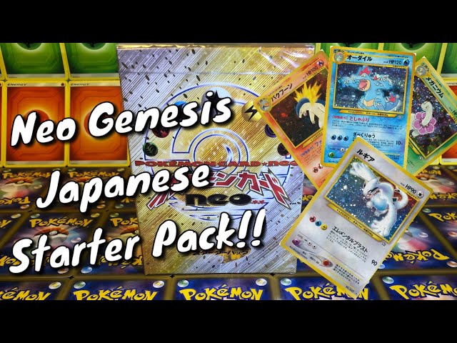 Opening Pokemon NEO GENESIS JAPANESE DECK - YouTube