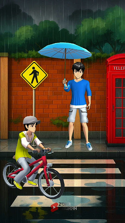 Watch out, the floor is slippery #sakuraschoolsimulator #animation #cartoon #comedy #funny #sakura