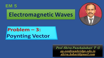 P3 | Poynting vector |  Poynting theorem | Electromagnetic Waves |Field theory | Shiva Panchakshari