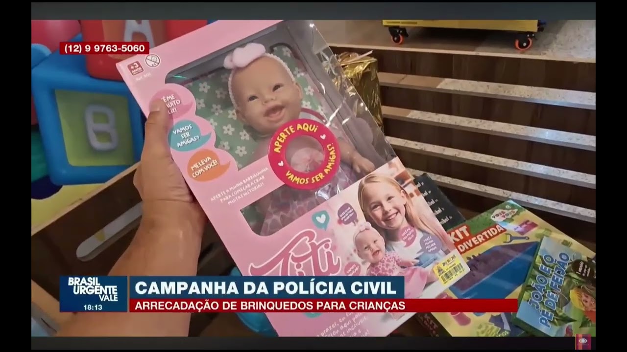 Band Vale - Campanha da Polícia Civil incentiva a arrecadação de brinquedos para crianças