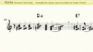 Murka (Russian Folk Song) - Gypsy Jazz Accordion Sheet music chords