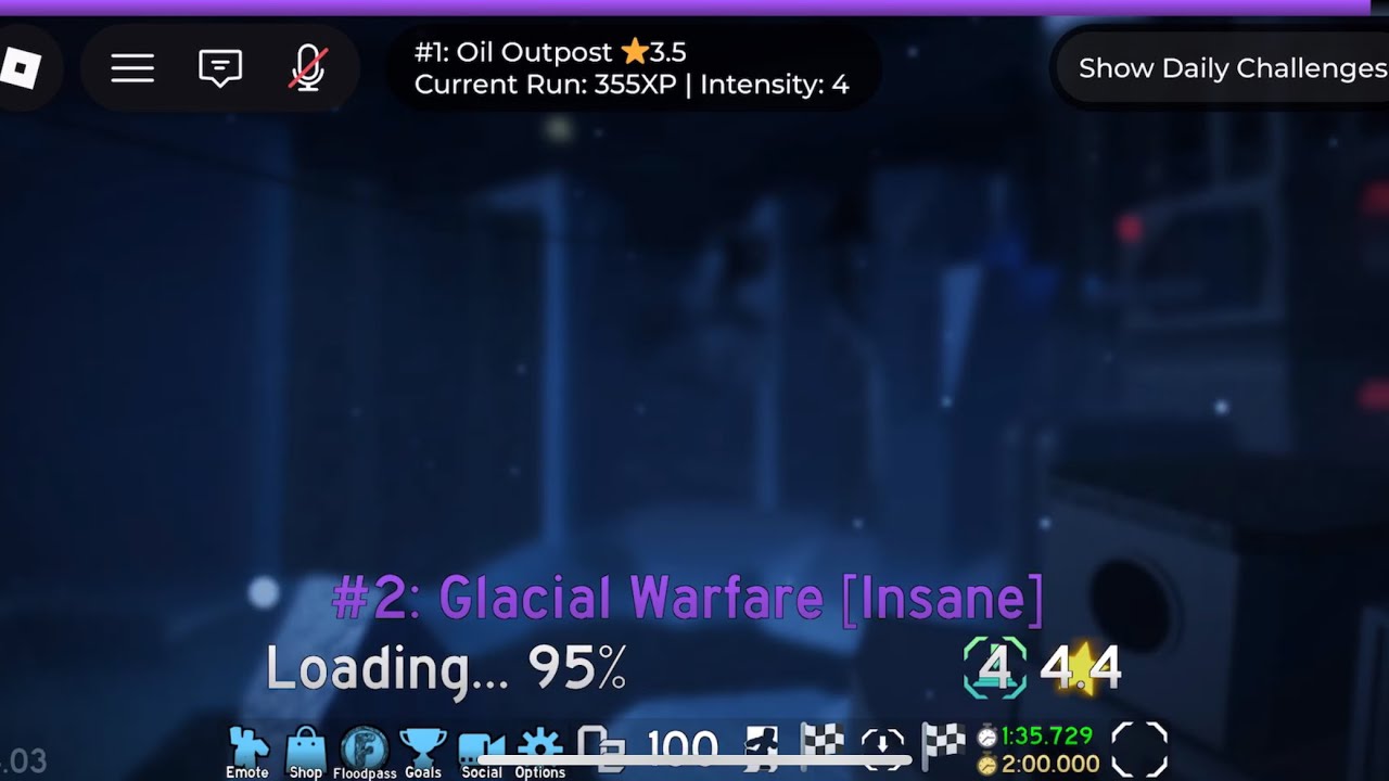 Flood escape 2 glacial warfare [insane] (4.4⭐️)