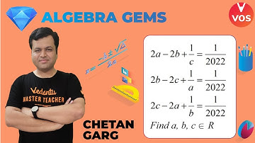 ALGEBRA GEMS-1 | PRMO/RMO 2022-23 | IOQM Exam Preparation| Math Olympiad | Chetan Garg | VOS