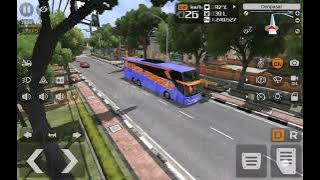 Bus Ungu keliling kota denpasar sound basuri telolet gedene cintaku