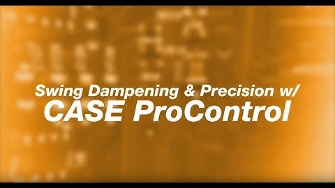 North America: TechTalk: CASE N Series Backhoe ProControl