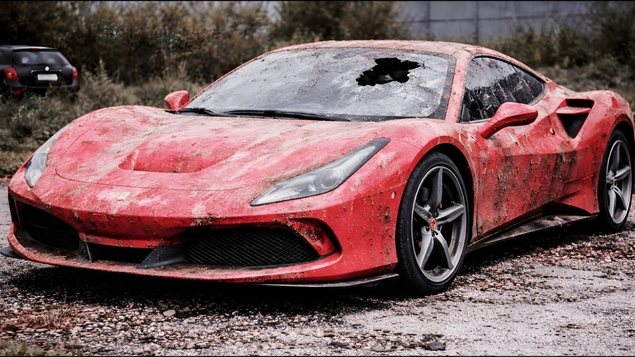 ASMR Car Restoration! Full Restoration Ferrari F8 Wrecked to Looking New