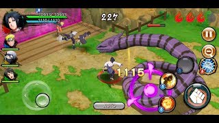 NARUTO X BORUTO NINJA VOLTAGE Android Gameplay #14 (Sasuke 4 Star Awakening + Power Test) screenshot 2