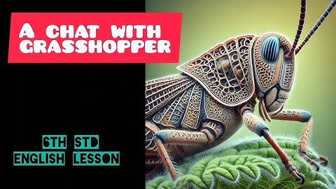 A chat with a Grasshopper| 6th English lesson| Lesson in action| GHPS Bettadalli