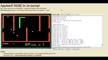 Apple II Snake game in BASIC