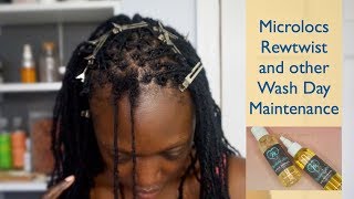 Locs: Microloc Retwist | Using Moisture Love Products |