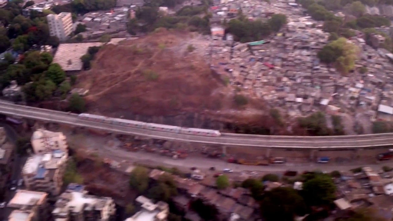 Mumbai Metro One Aerial View - Baba Awesam