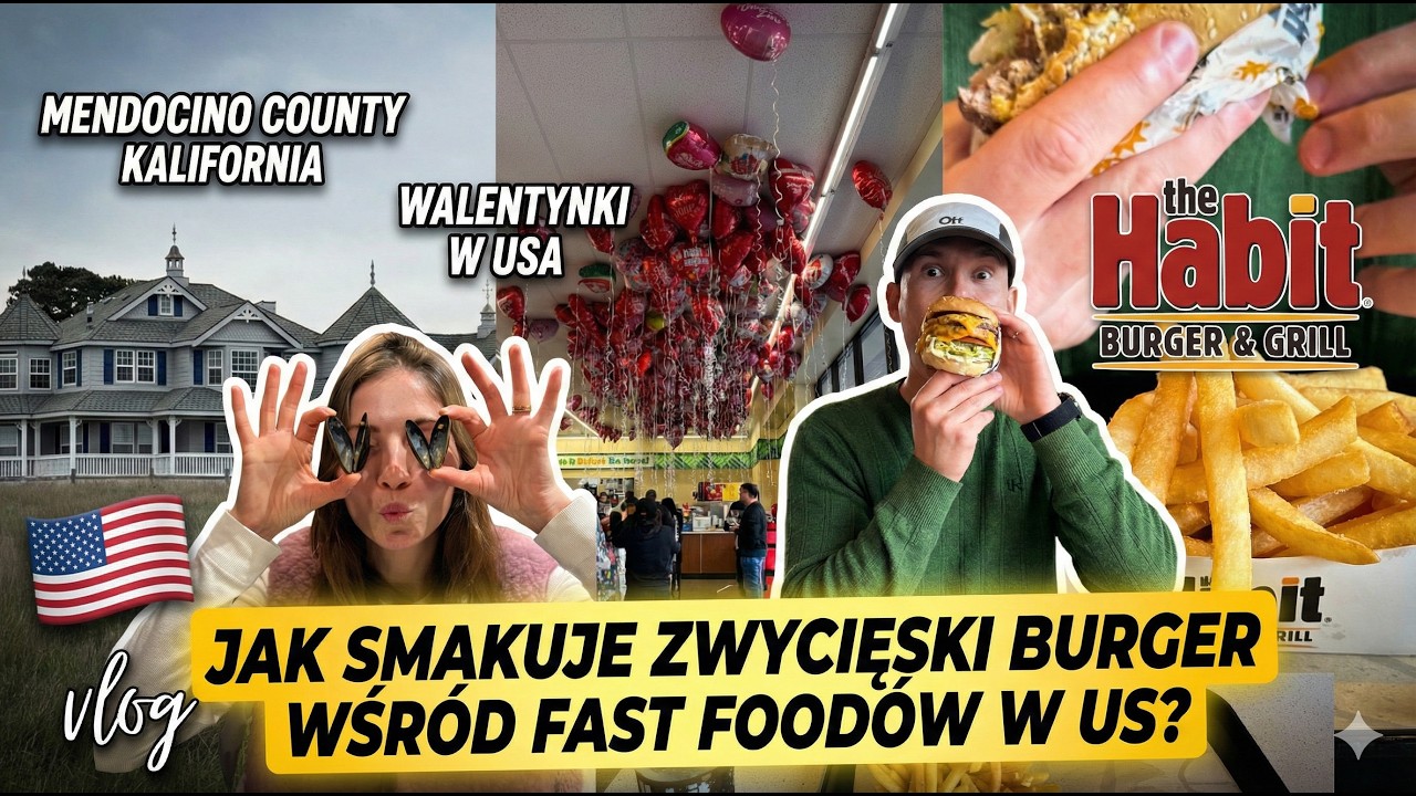 Jak smakuje zwycięski burger wśród fast foodów w USA? 🇺🇸 | Mendocino Kalifornia | podróże na 2026