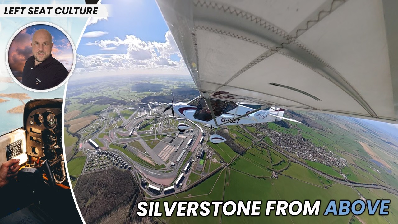 Flying to Turweston via Silverstone | A More Hectic GA Flight Than Planned
