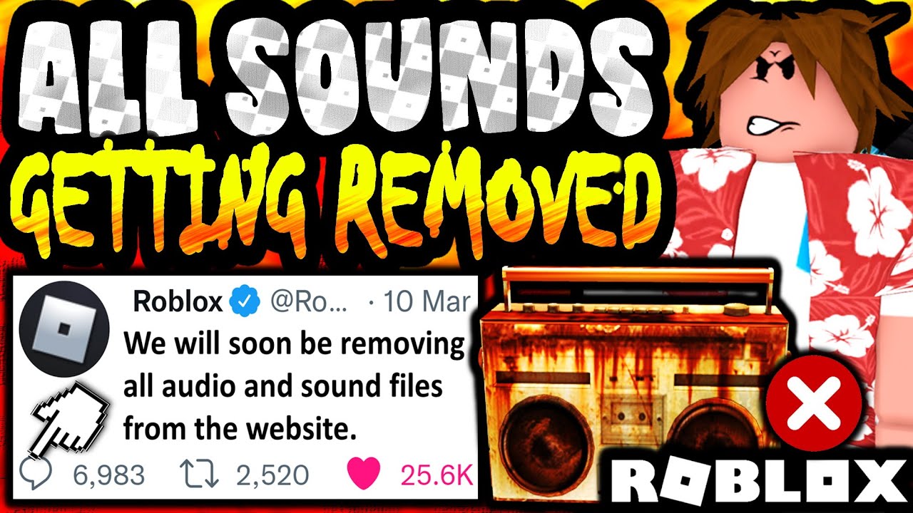 Would you rather? Roblox deletes ALL audio but you get to make audios  public now. OR. Wait for roblox to make audios public (it's been a year  already since they've been private). 