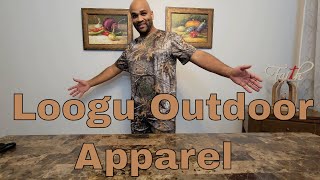 Loogu outdoor apparel review. Cargo shorts, short-sleeve shirt and poncho/sleeping bag.