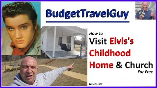 ⭐⭐⭐⭐ Elvis Presley Childhood Home/Church Tour | Tupelo | Where Elvis Was Born in 1935 (How to/Free)