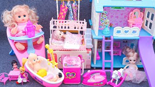 👗 منزل الأميرات الجميل – فتح صندوق ألعاب بنات وردية screenshot 3