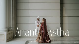 ANANT + ASTHA | BEST WEDDING TEASER | 2024