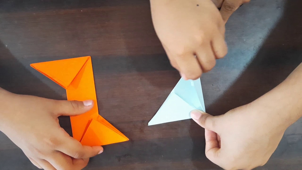 Easy origami ninja star YouTube