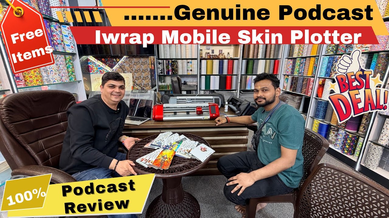 Genuine Podcast Mobile Skin Business Trending 2026 || Podcast For Business Opportunity || IWrap Skin