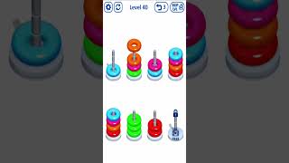 Color Hoop Beginner level 40. #colors #coloring #gamer #games #game #gamers