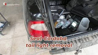 Seat Cordoba 2002–2008 How to replace rear tai light