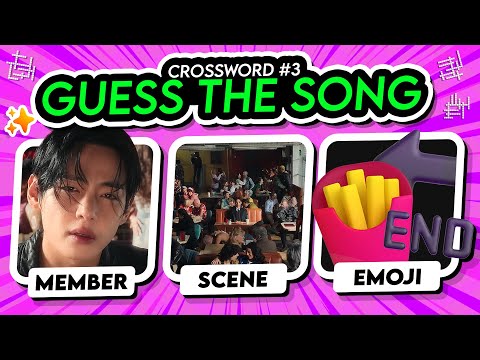 Song By 3 Clues Pt 3 | Kpop Crossword Games 2024