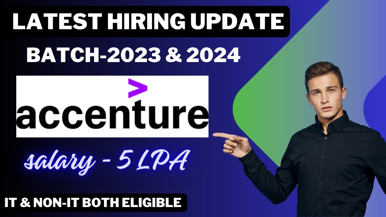 Off Campus Drive for 2023 & 2024 Batch | Accenture Hiring IT & NON-IT # ...
